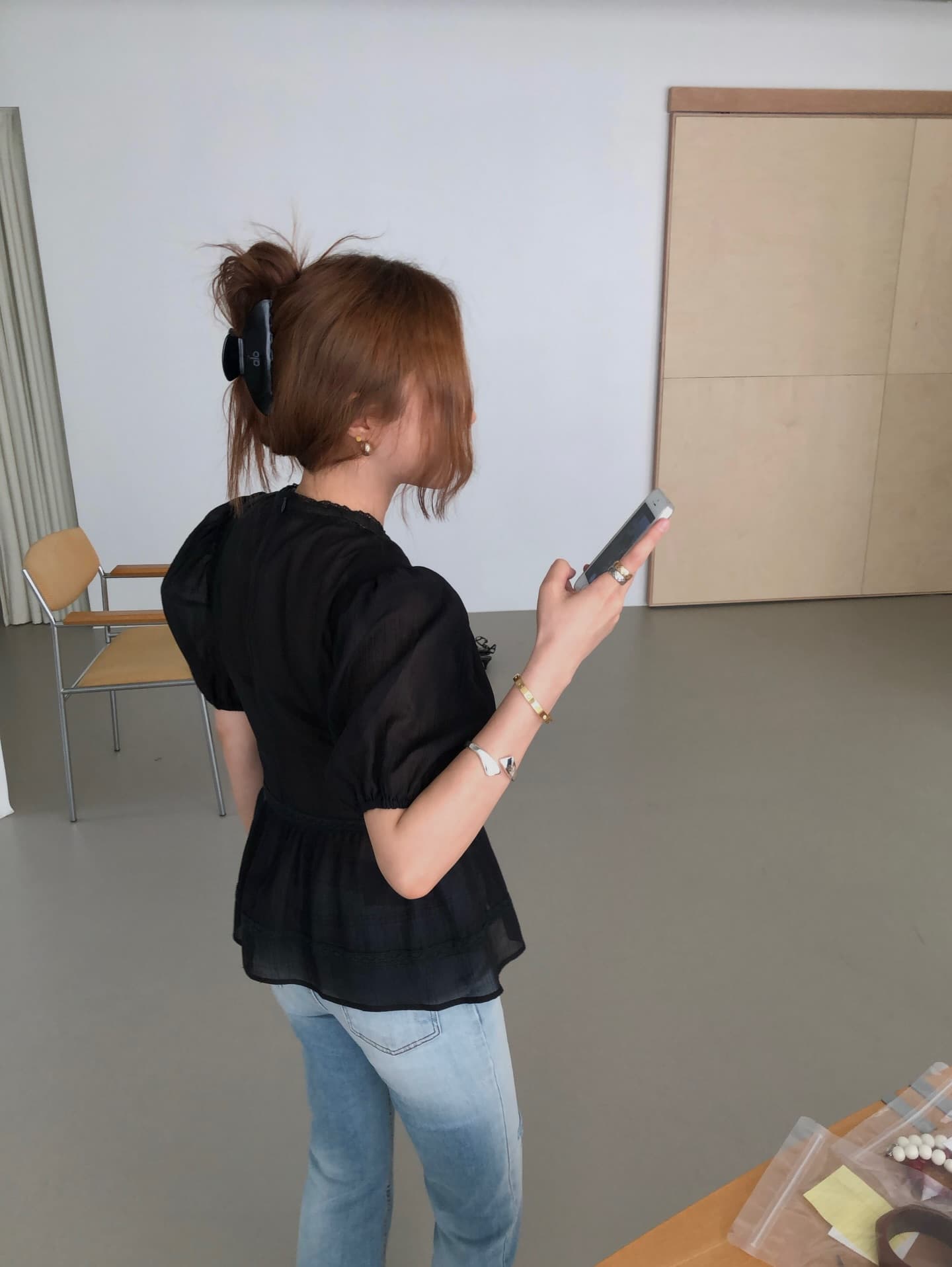 있음 선적 한 부서 ins 다용도 작은 대중 무거운 작업 자수 패션 셔츠 상세 이미지 13