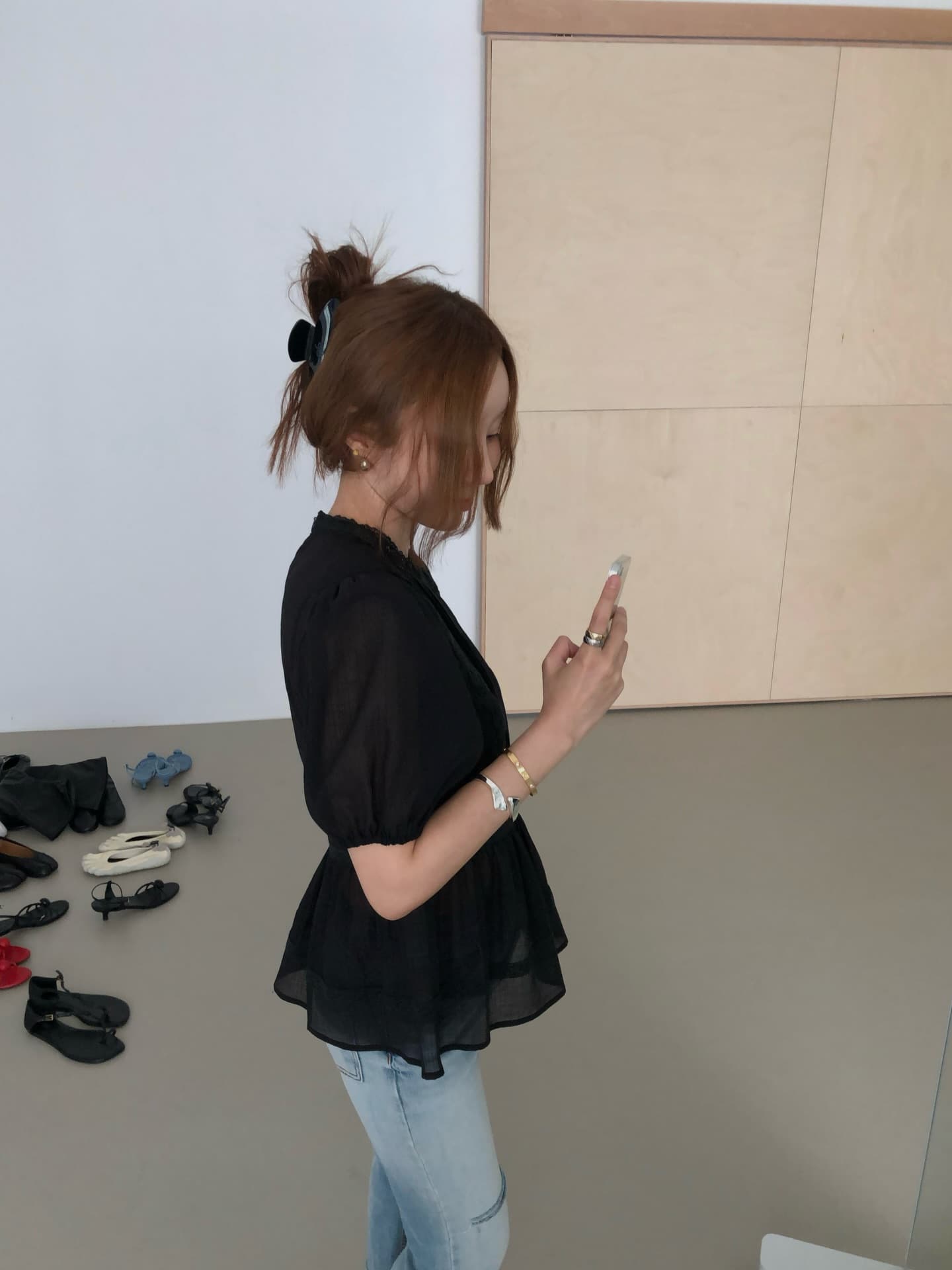 있음 선적 한 부서 ins 다용도 작은 대중 무거운 작업 자수 패션 셔츠 상세 이미지 14