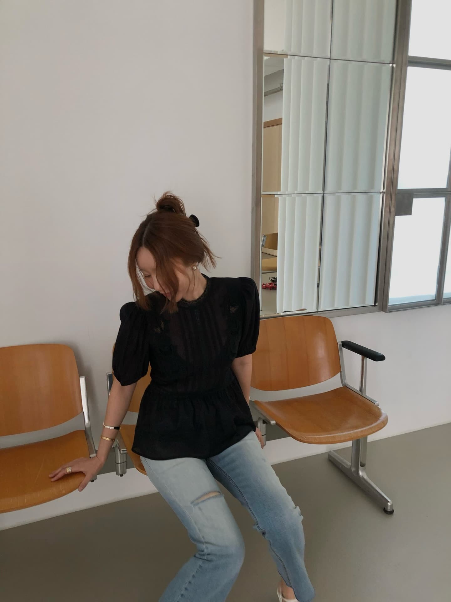 있음 선적 한 부서 ins 다용도 작은 대중 무거운 작업 자수 패션 셔츠 상세 이미지 15