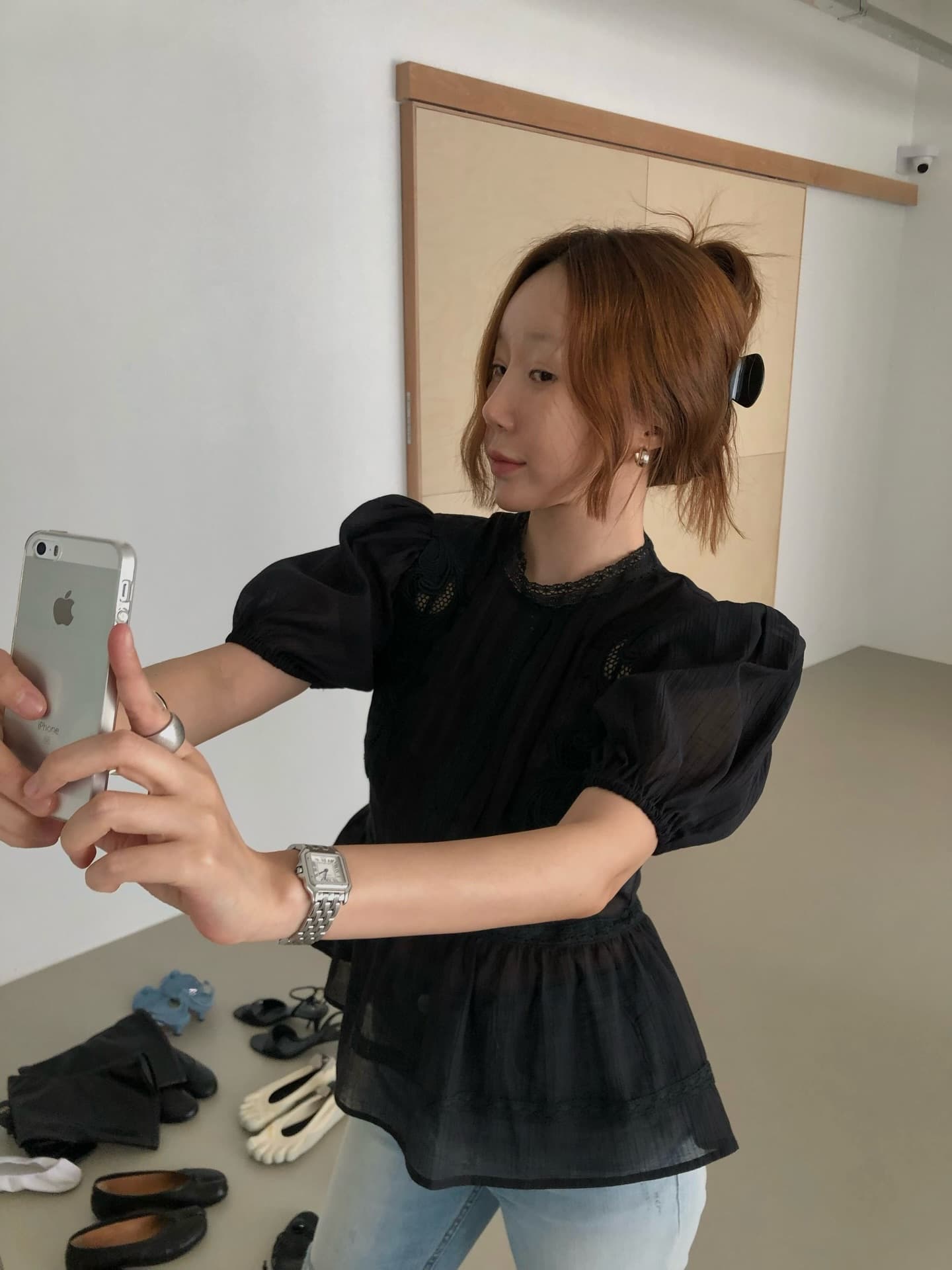 있음 선적 한 부서 ins 다용도 작은 대중 무거운 작업 자수 패션 셔츠 상세 이미지 22
