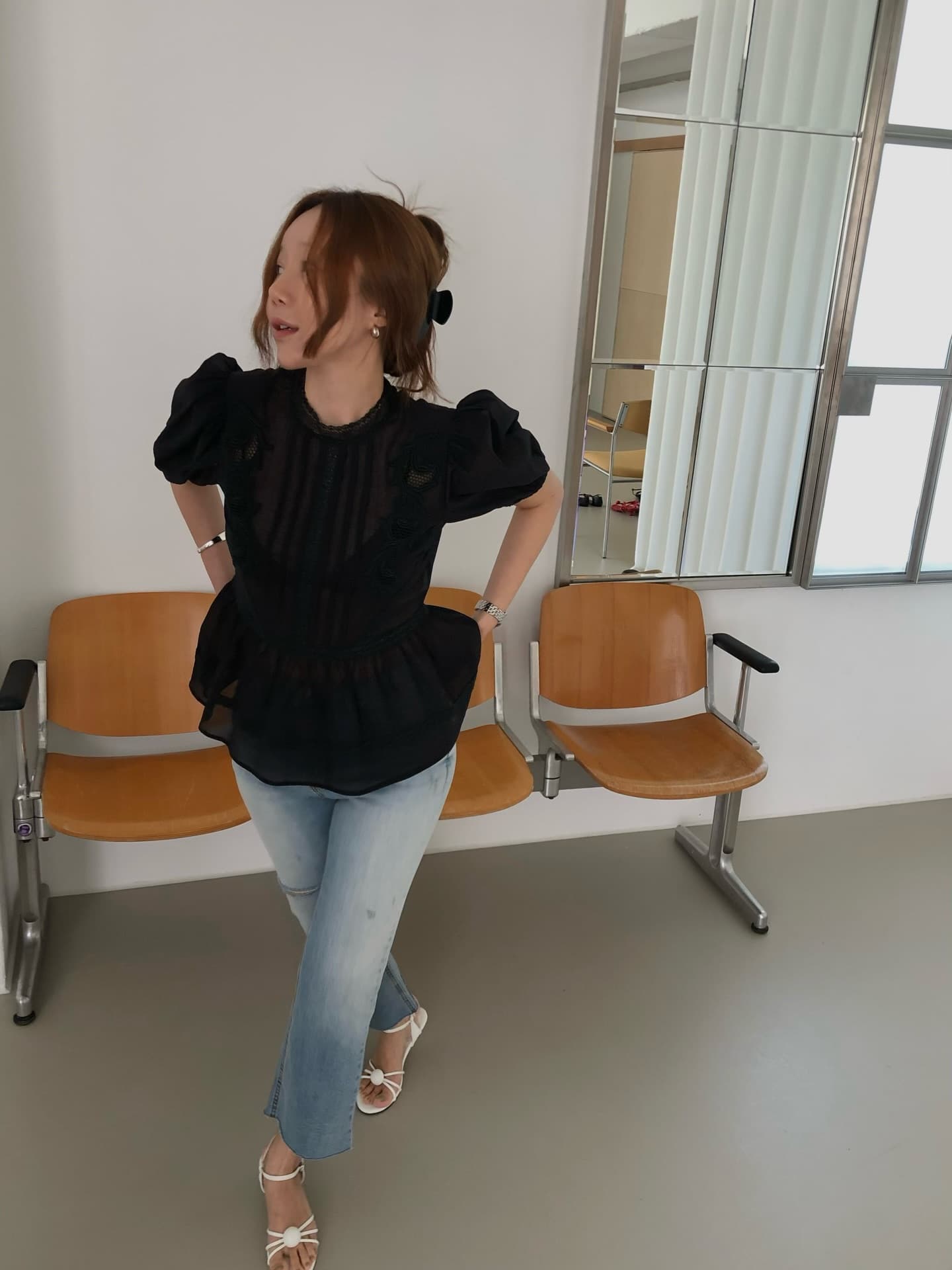 있음 선적 한 부서 ins 다용도 작은 대중 무거운 작업 자수 패션 셔츠 상세 이미지 23