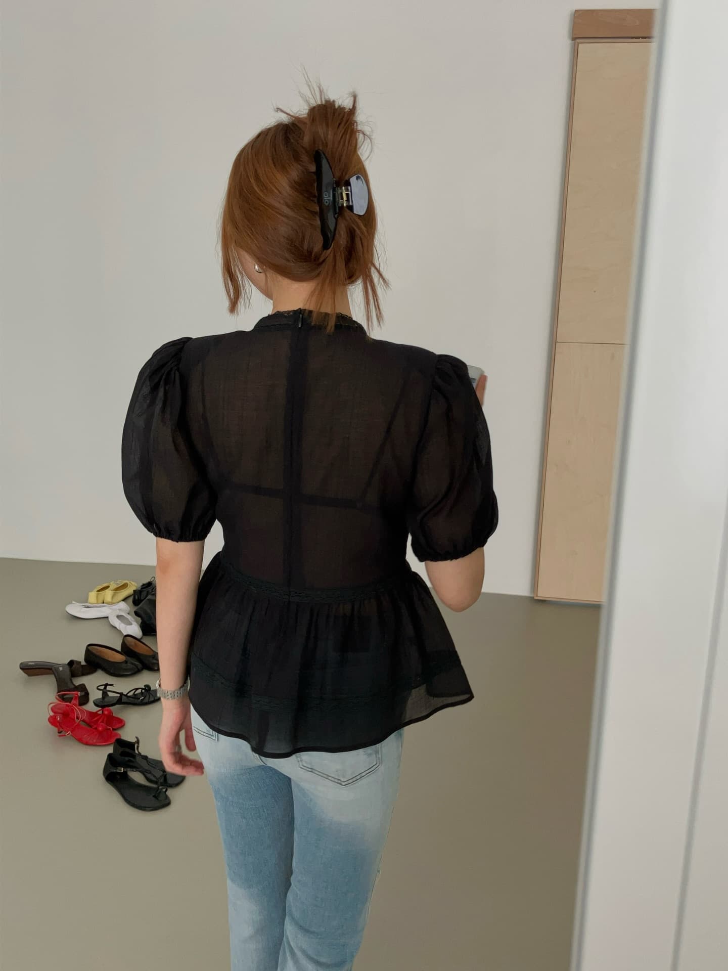 있음 선적 한 부서 ins 다용도 작은 대중 무거운 작업 자수 패션 셔츠 상세 이미지 24