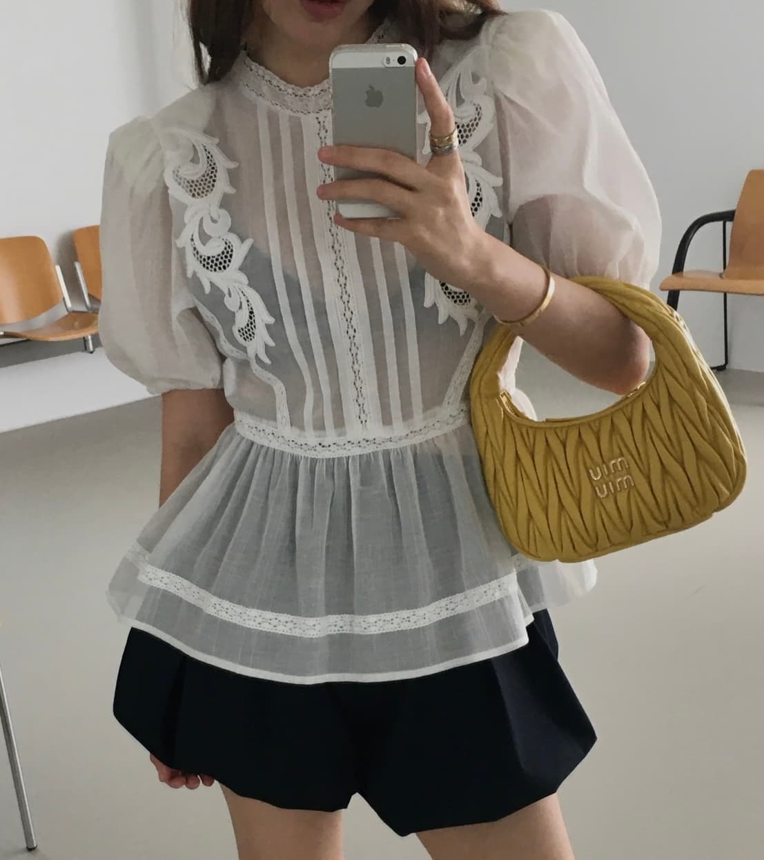 있음 선적 한 부서 ins 다용도 작은 대중 무거운 작업 자수 패션 셔츠 이미지 2