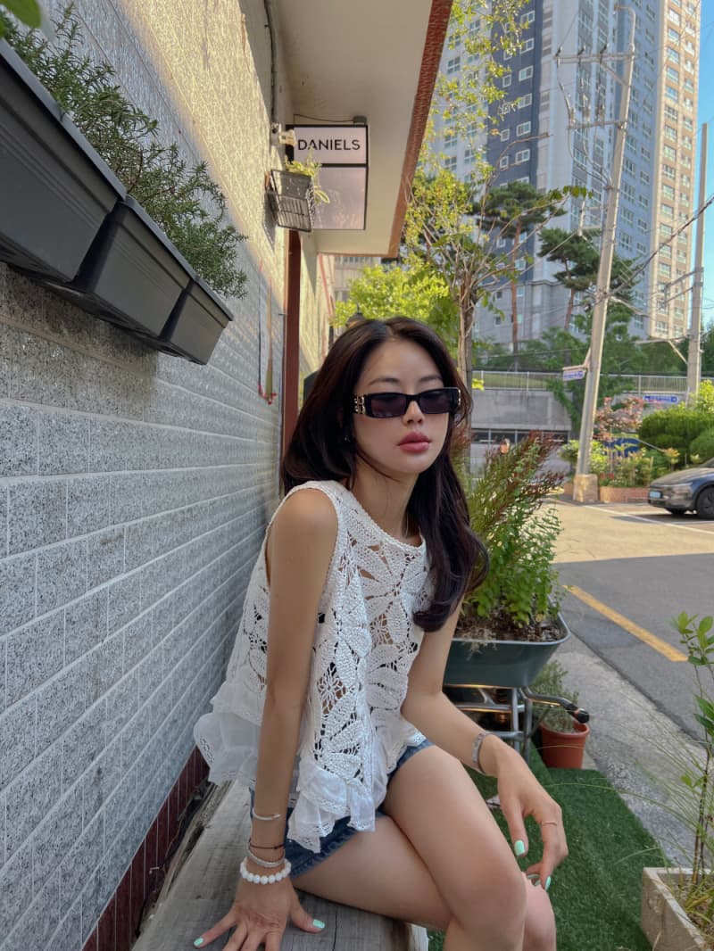있음 선적 한 부서 동대문 슬림해 보이는 다용도 작은 대중 패션 민소매 조끼 상세 이미지 1