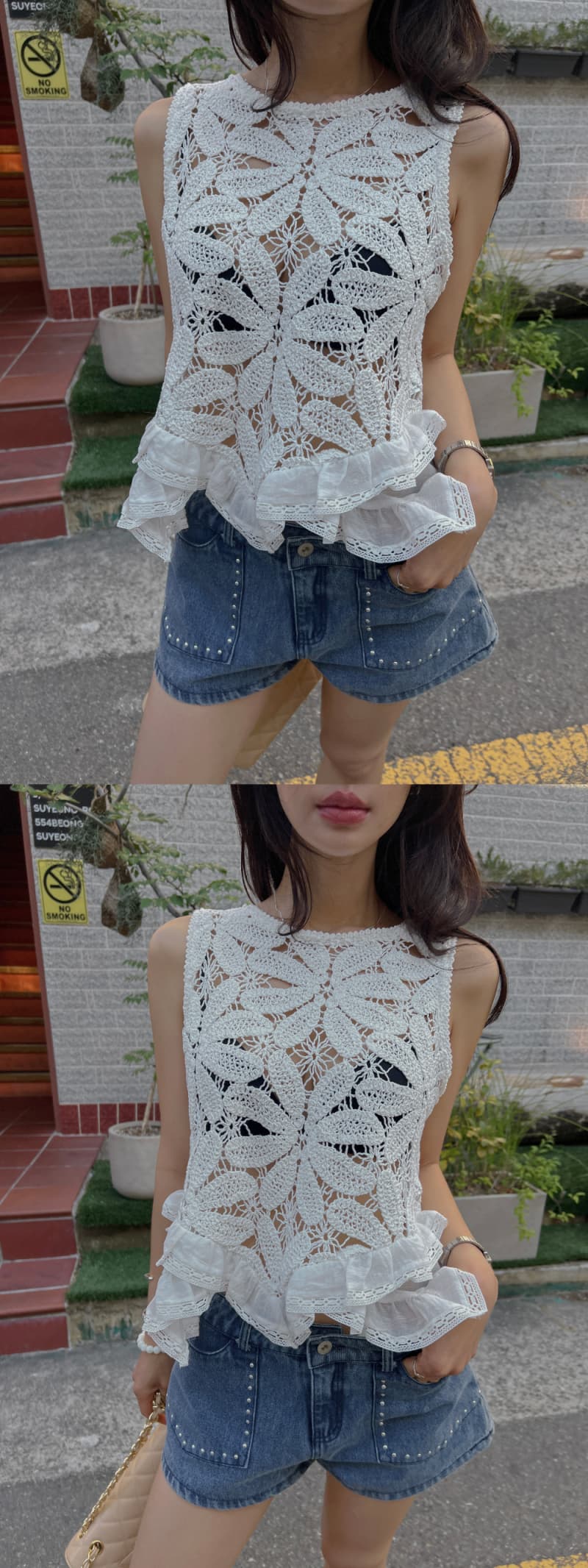 있음 선적 한 부서 동대문 슬림해 보이는 다용도 작은 대중 패션 민소매 조끼 상세 이미지 2