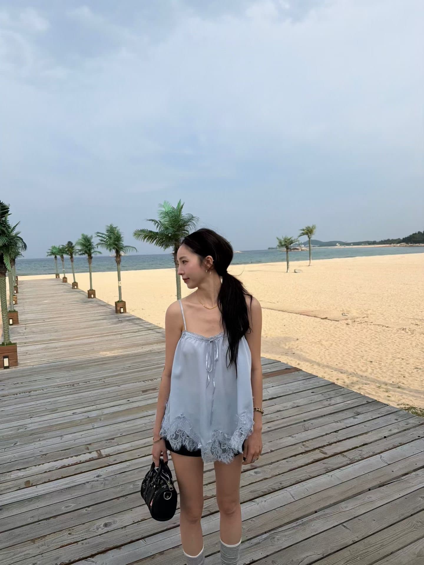 다용도 작은 대중 패션 슬립 맨위 조끼 상세 이미지 4