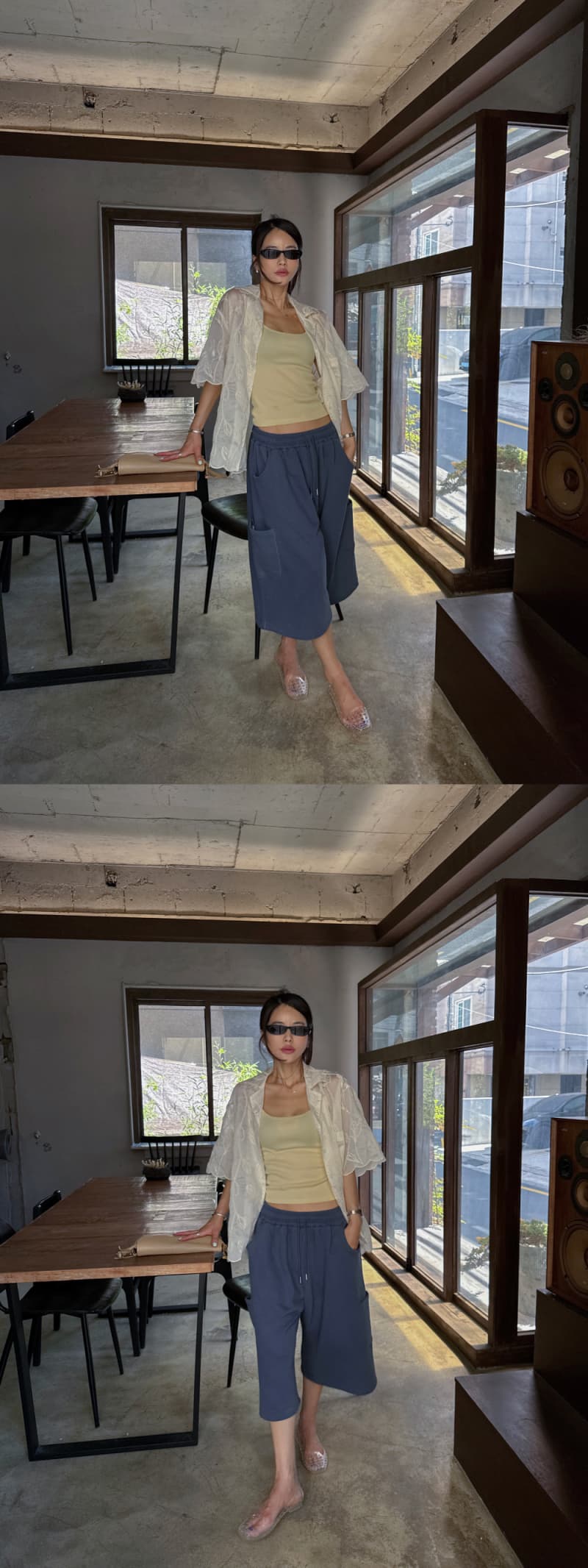 있음 선적 한 부서 무거운 작업 자수 다용도 작은 대중 패션 싱글 줄 버튼 셔츠 상세 이미지 10