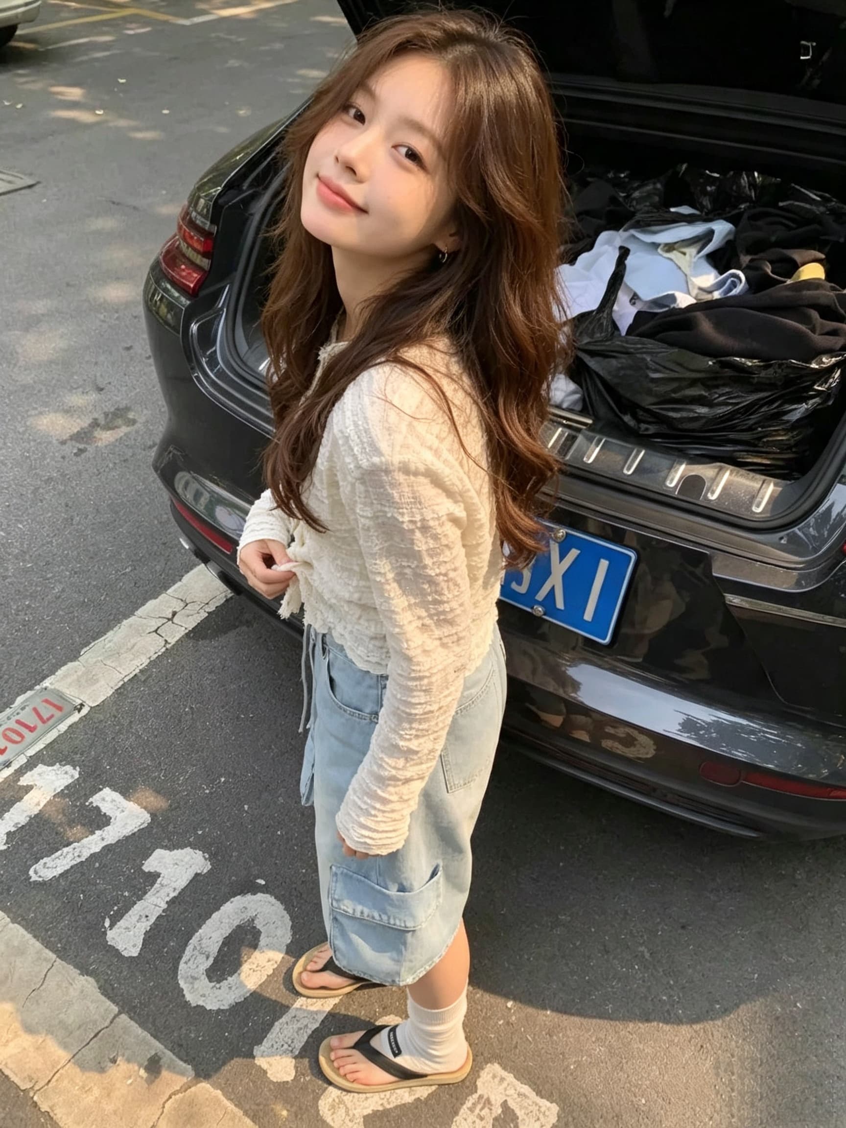 있음 선적 한 부서 ins 다용도 작은 대중 연령 감소 긴팔 오픈 가디건 맨위 상세 이미지 12