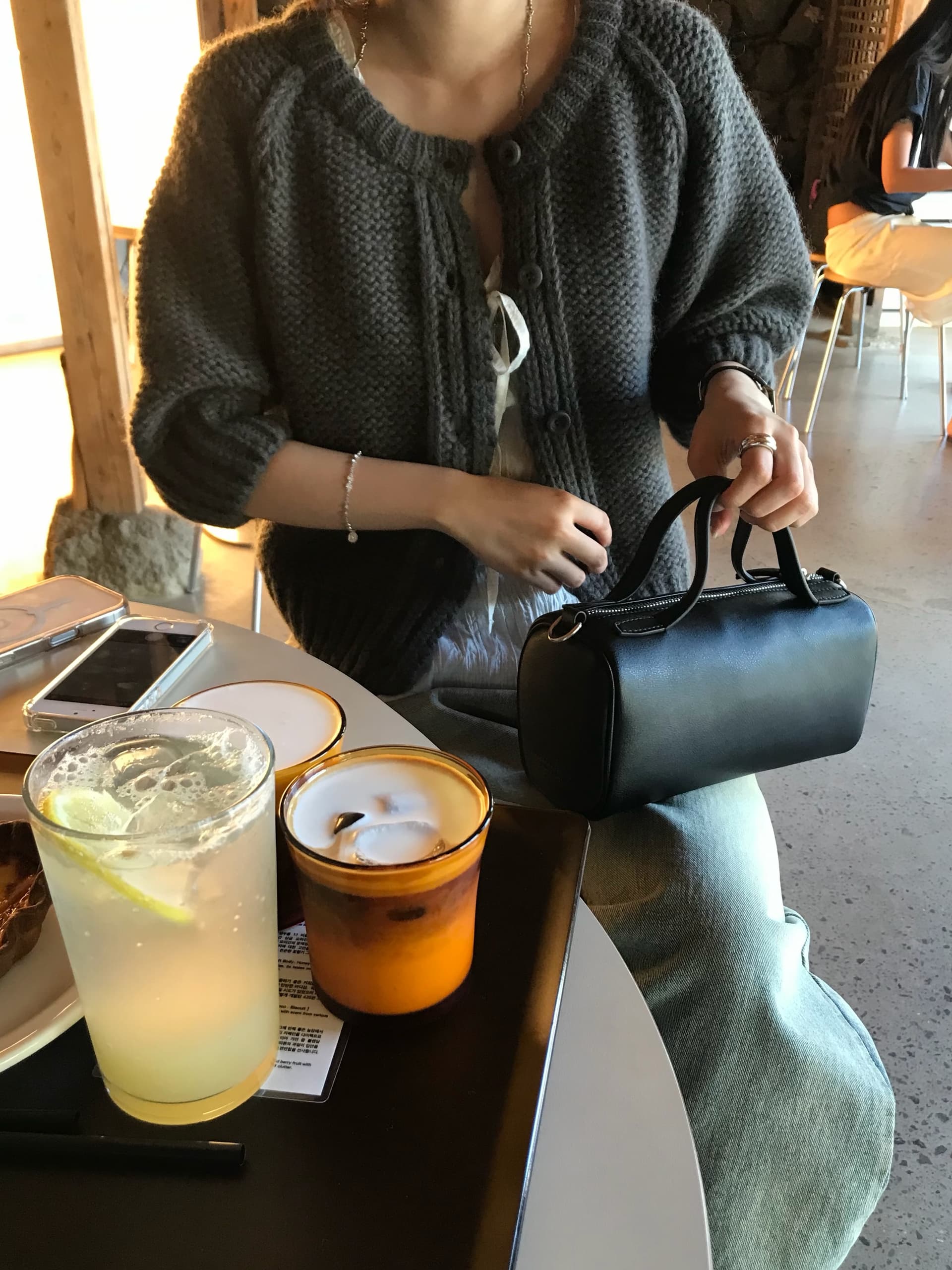 chic 한 부서 ins 다용도 작은 대중 두꺼운 부드러운 찹쌀 찹쌀 스웨터 코트 상세 이미지 20