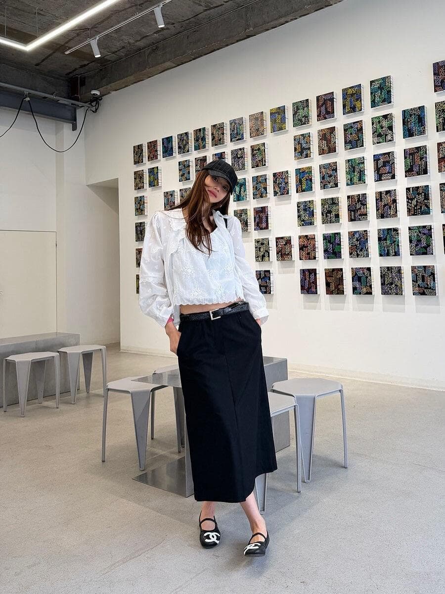 있음 선적 chic 다용도 작은 대중 패션 무거운 작업 자수 셔츠 상세 이미지 4