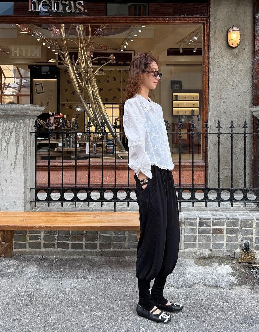 있음 선적 chic 다용도 작은 대중 패션 무거운 작업 자수 셔츠 상세 이미지 7