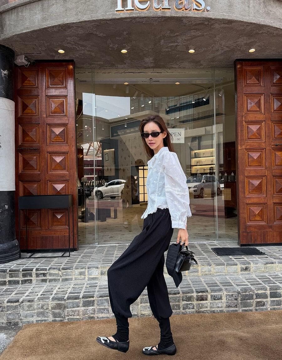 있음 선적 chic 다용도 작은 대중 패션 무거운 작업 자수 셔츠 상세 이미지 9