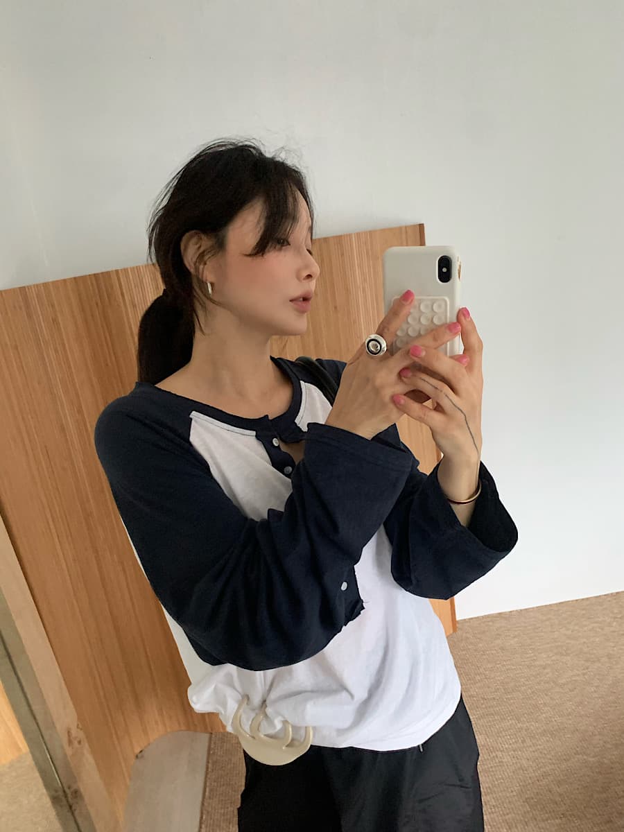한 부서 다용도 작은 대중 패션 루즈핏 t 긴팔 국방 사이 맨위 상세 이미지 9