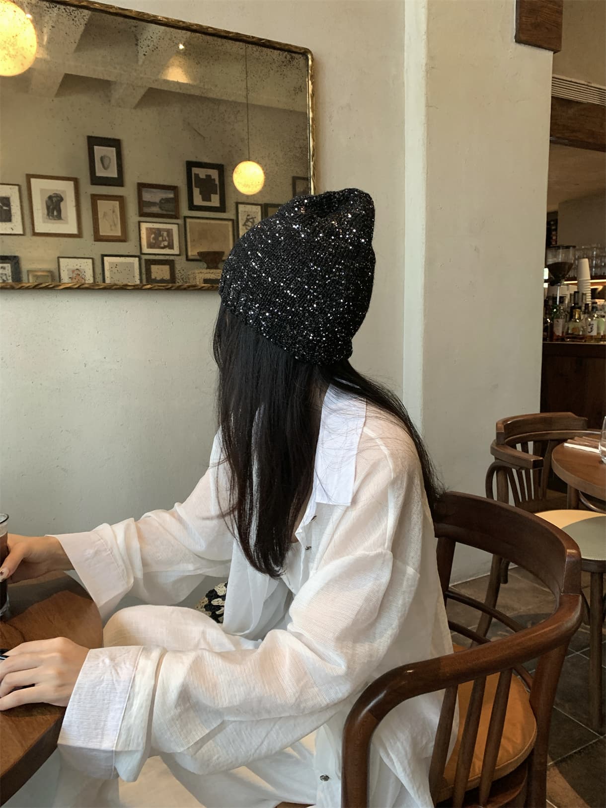 실사 정가 여름 느긋한 자외선 차단 얇은 스타일 셔츠 루즈핏 긴팔 자외선 차단 오픈 가디건 상세 이미지 12