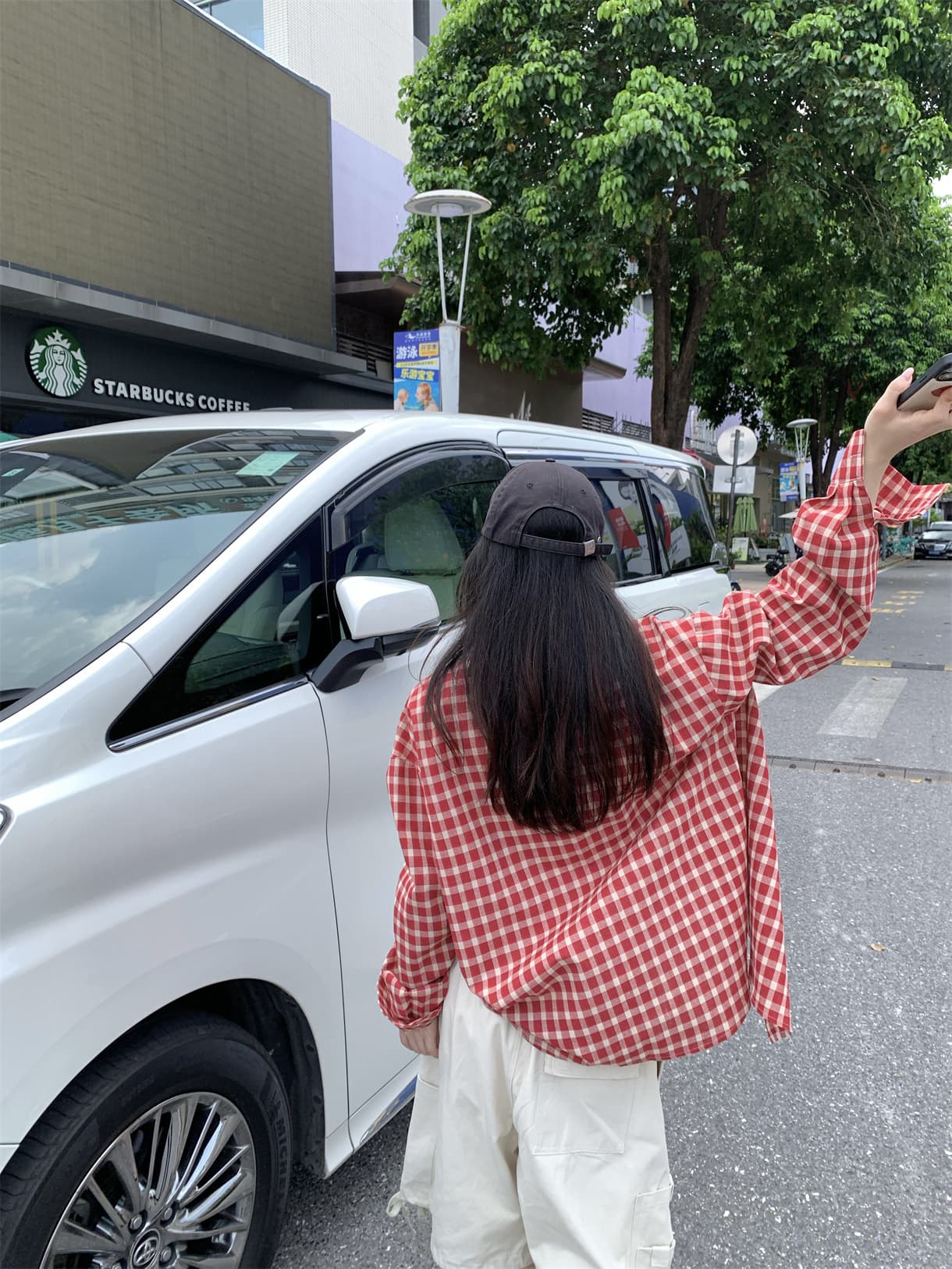 실사 정가 이른 가을 아메리칸 느긋한 디스플레이 화이트 체크무늬 루즈핏 긴팔 셔츠 스택 착용 재킷 상세 이미지 27