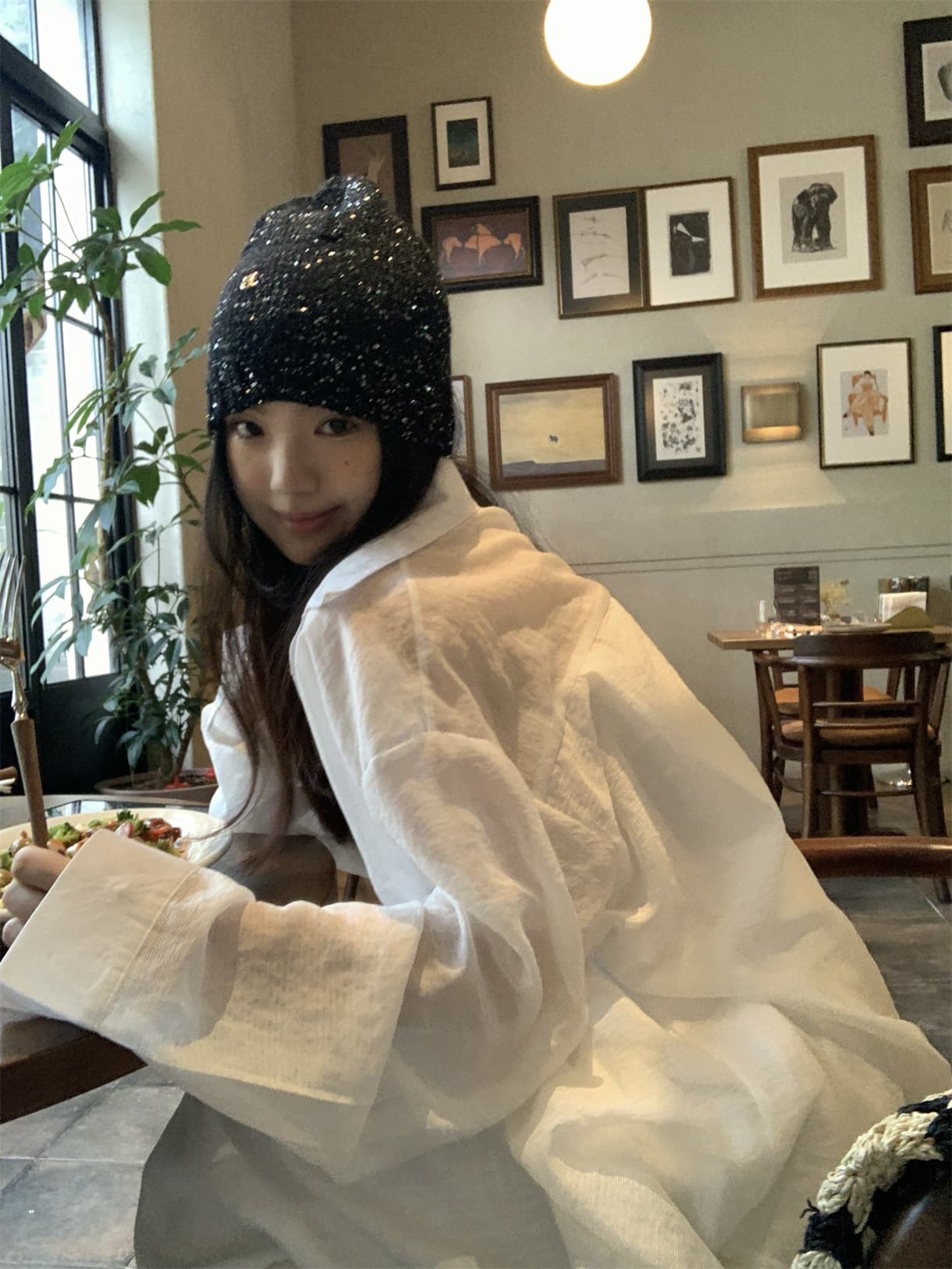 실사 정가 여름 느긋한 자외선 차단 얇은 스타일 셔츠 루즈핏 긴팔 자외선 차단 오픈 가디건 이미지 4