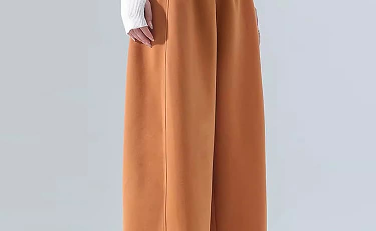 봄 새로운 임산부 바지 루즈핏 할머니 바지 패션 캐주얼 와이드 레그 팬츠 9부 바지 모통이 칼 바지 상세 이미지 2