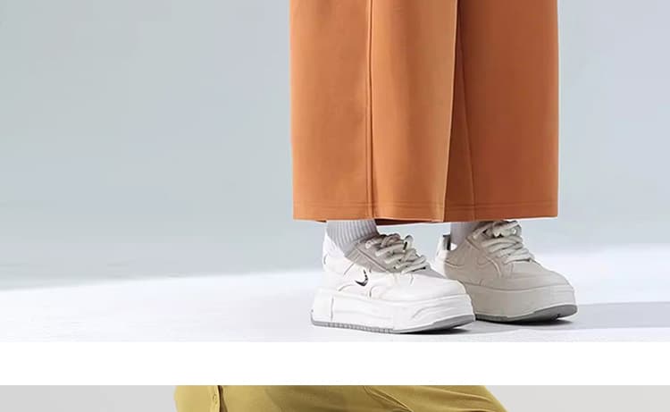 봄 새로운 임산부 바지 루즈핏 할머니 바지 패션 캐주얼 와이드 레그 팬츠 9부 바지 모통이 칼 바지 상세 이미지 11