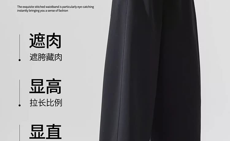 봄 새로운 임산부 바지 루즈핏 할머니 바지 패션 캐주얼 와이드 레그 팬츠 9부 바지 모통이 칼 바지 상세 이미지 15