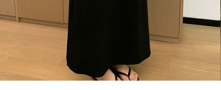 임산부 도루 센스 한 마디 중간 길이 스커트 봄 여름 외출용 하이웨이스트 타이트 스커트 슬림해 보이는 인어 꼬리 스커트 반신 스커트 상세 이미지 6