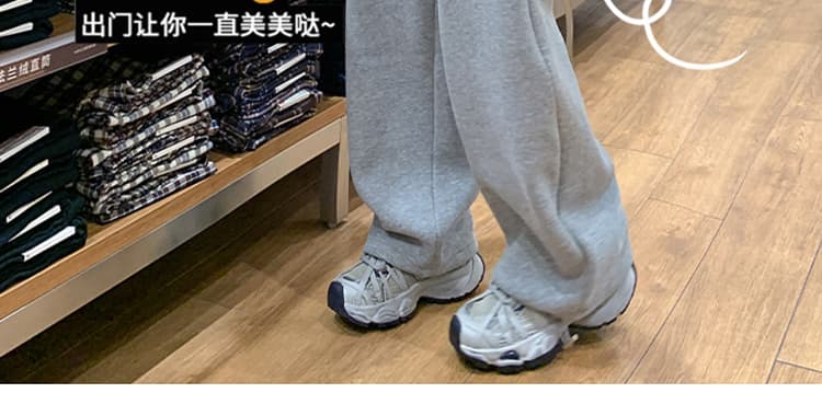 새로운 가을 아메리칸 둘 착용 임산부 바지 외출용 좁은 에디션 와이드 레그 팬츠 모통이 칼 바지 슬림해 보이는 웨이 바지 캐주얼 바나나 바지 상세 이미지 25