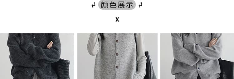 임산부 바지 가을 겨울철 도루 센스 모직 루즈핏 느긋한 와이드 레그 팬츠 한 부서 배 모양 몸 슬림해 보이는 9부 바지 상세 이미지 23
