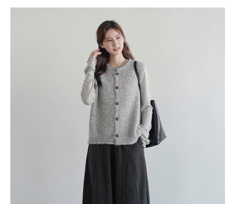 임산부 바지 가을 겨울철 도루 센스 모직 루즈핏 느긋한 와이드 레그 팬츠 한 부서 배 모양 몸 슬림해 보이는 9부 바지 상세 이미지 34