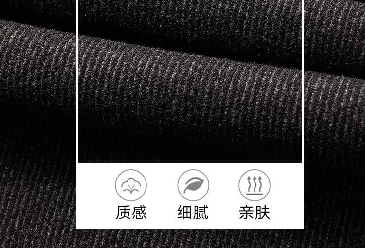 임산부 바지 가을 겨울철 도루 센스 모직 루즈핏 느긋한 와이드 레그 팬츠 한 부서 배 모양 몸 슬림해 보이는 9부 바지 상세 이미지 17