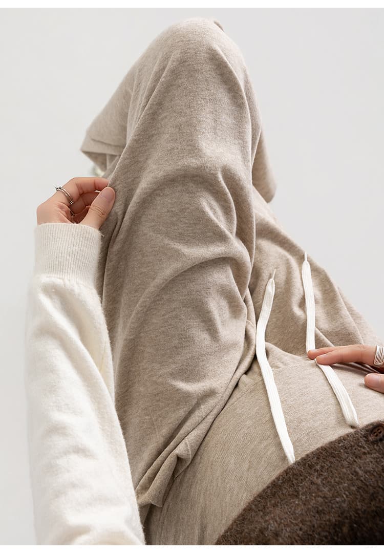 실사 새로운 임산부 바지 양 뭐라구? 느긋한 와이드 레그 팬츠 루즈핏 도루 센스 슬림해 보이는 찹쌀 치마바지 상세 이미지 33