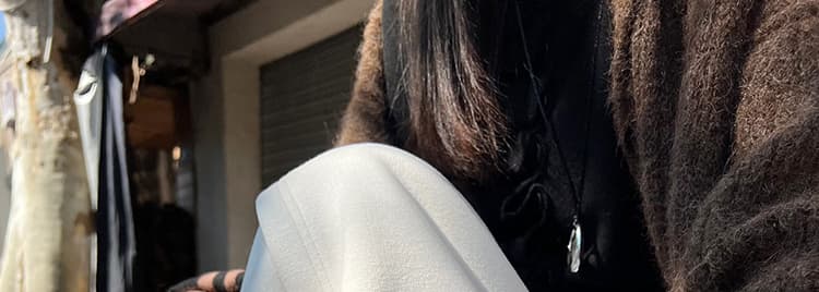 임산부 바지 가을 겨울철 도루 센스 양 뭐라구? 루즈핏 느긋한 와이드 레그 팬츠 배 모양 몸 슬림해 보이는 찹쌀 모통이 칼 바지 상세 이미지 1