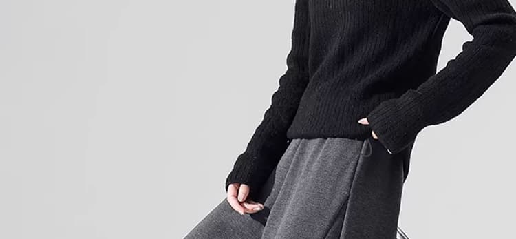 양모 루즈핏 임산부 바지 느긋한 와이드 레그 팬츠 9부 바지 찹쌀 풍선 바지 도루 센스 슬림해 보이는 바나나 바지 상세 이미지 41