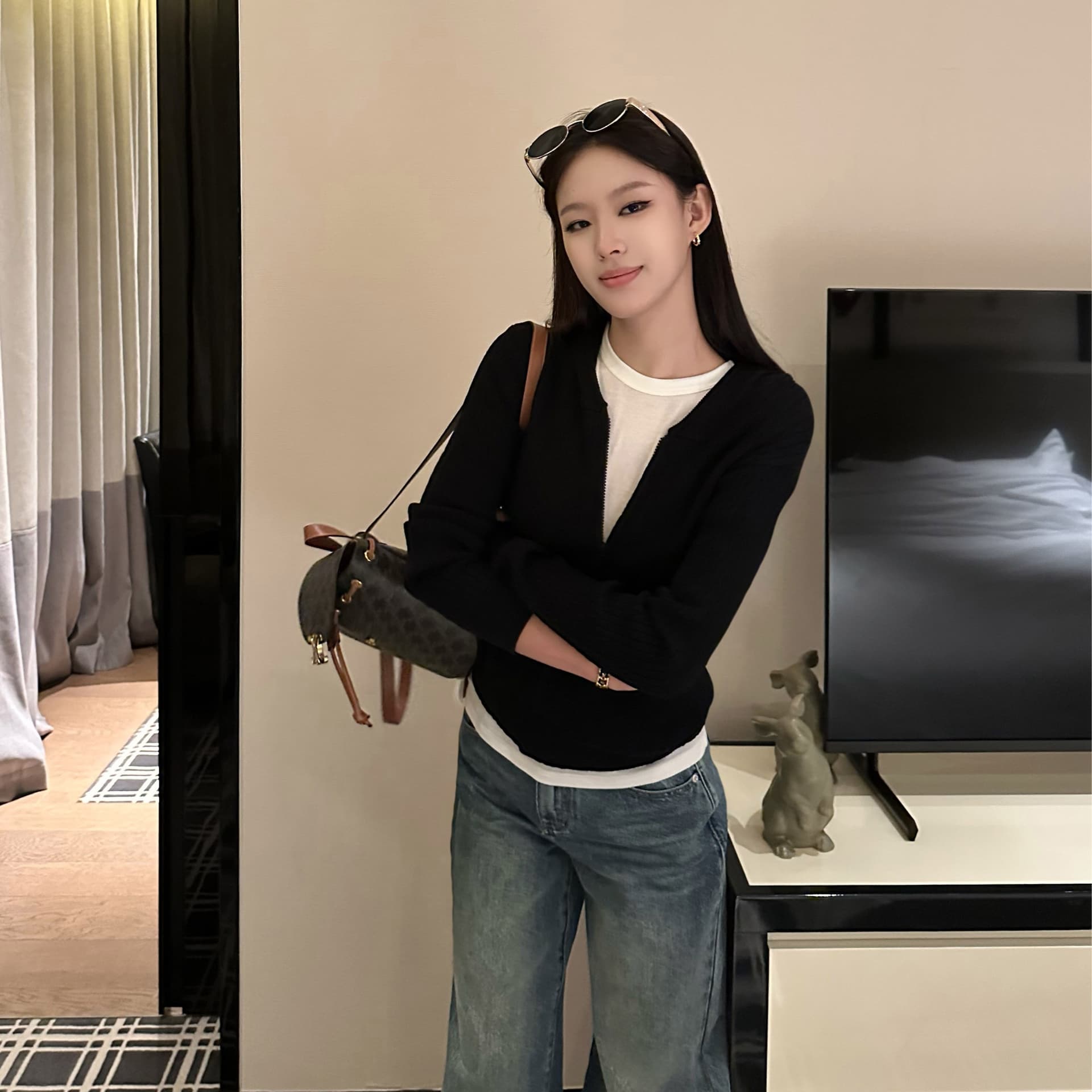 5werkwen 클래식 오래된 돈 ral 이른 가을 후드 트위스트 꽃 니트 오픈 가디건 오래된 돈 다용도 루즈핏 여성 코트 이미지 5