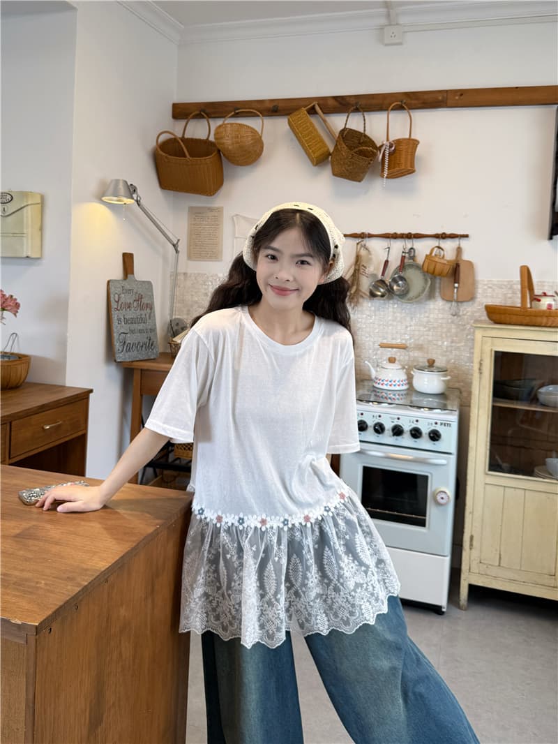 실사 조끼 스커트 티셔츠 청바지 상세 이미지 12