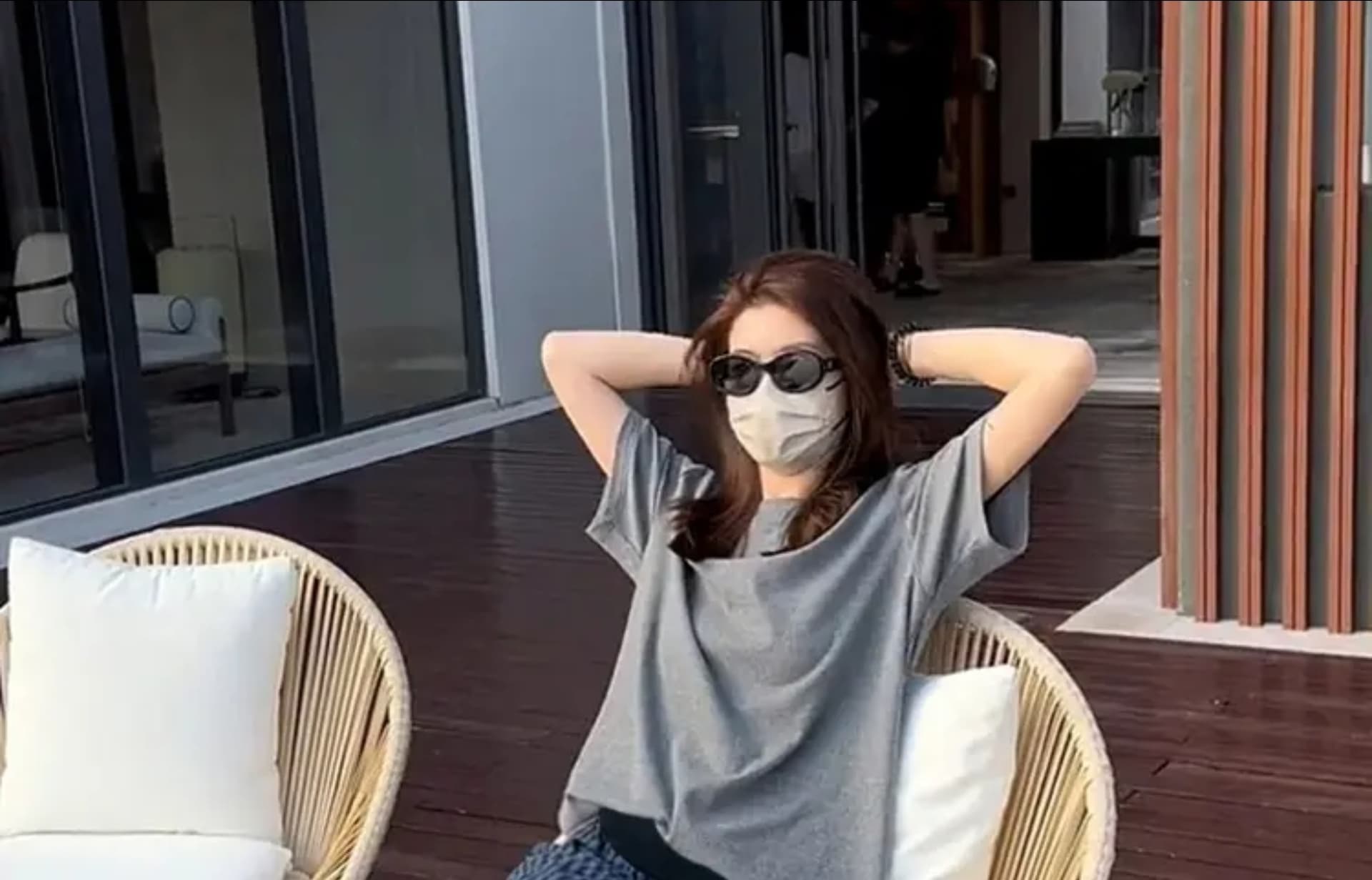 2026 여름 임산부 세트 바지 다용도 회색 티셔츠 루즈핏 복부 지지 와이드 레그 팬츠 캐주얼 출산 착용 여름 드레스 상세 이미지 25