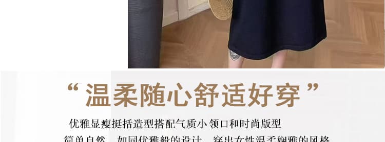 새로운 프랑스식 스카프 레이스업 여성 드레스 여름 빅 사이즈 임산부 고급 센스 품격 슬림해 보이는 임산부 드레스 상세 이미지 8