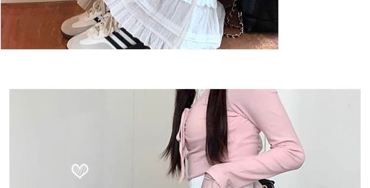 출산 스커트 화이트 레이스 미니 스커트 여름 2026 새로운 발레 바람 케이크 드레스 하이웨이스트 한 마디 퍼프 반신 스커트 상세 이미지 26