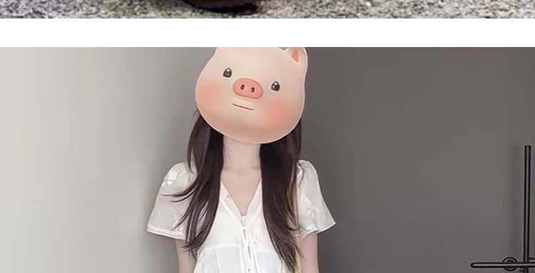 지금 2026 새로운 임산부 세트 완료 슈퍼 화재 여름 드레스 센 부서 품격 홀로우 아웃 Chic 작은 셔츠 와이드 레그 팬츠 착용 가져 가라. 세트 상세 이미지 32