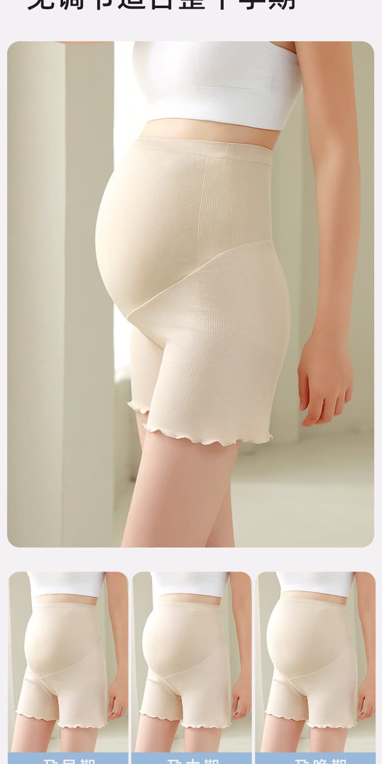 임산부 안전 바지 팬티 2 대 1 무료 착용 팬티 여름 얇은 스타일 여성 노출 방지 루즈핏 에디션 만나는 짧은 바지 상세 이미지 8