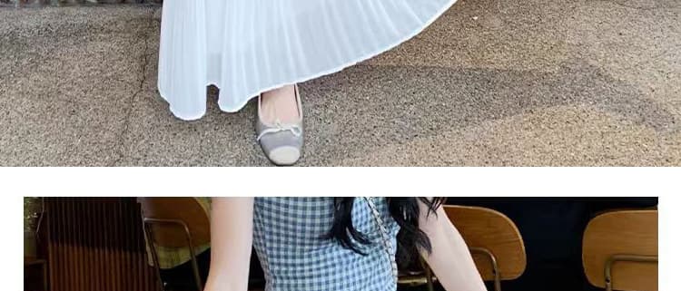 지금 지금 임산부 반신 스커트 여성 여름 2026 년 새로운 슬림해 보이는 빅 플레어 스커트 백 주름 한 마디 우산 치마 케이크 드레스 상세 이미지 22