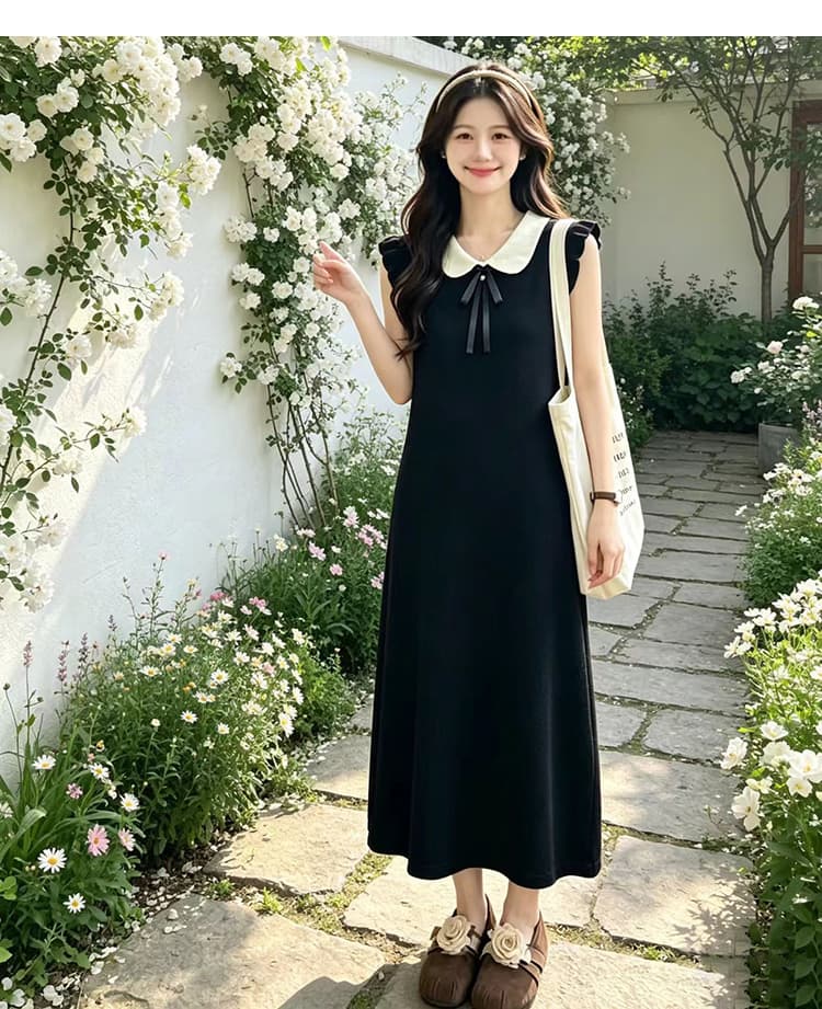 지금 임산부 새로운 여성 드레스 여름 2026 품격 슬림해 보이는 치마 출산 스커트 출산 착용 중간 길이 상세 이미지 22