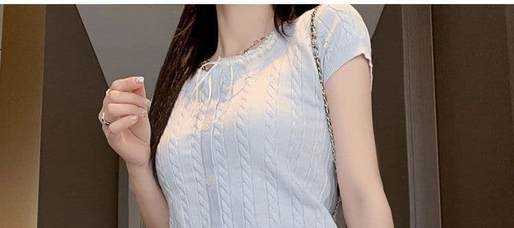 출산 스커트 여름 나비 매듭 스트랩 퍼프 치마 화이트 반신 스커트 한 마디 미니 스커트 꽃밭 치마 상세 이미지 30