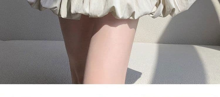 출산 스커트 여름 나비 매듭 스트랩 퍼프 치마 화이트 반신 스커트 한 마디 미니 스커트 꽃밭 치마 상세 이미지 44