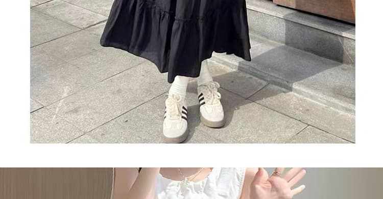 지금 지금 임산부 반신 스커트 가을 2026 새로운 하이웨이스트 슬림해 보이는 한 마디 중간 길이 퍼프 스커트 발레 케이크 드레스 상세 이미지 43