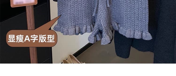 임산부 반바지 여성 가을 겨울 외출용 털실 반바지 슈퍼 잘 생긴 목이버섯 레이스 타이트 슬림해 보이는 부츠 팬츠 만나는 바지 상세 이미지 6