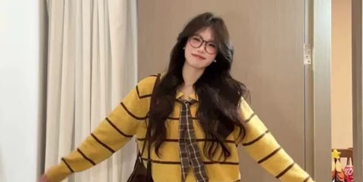 임산부 증가 에디션 POLO 칼라 스트라이프 풀오버 빅 사이즈 여성 가을 겨울철 느긋한 루즈핏 니트 스웨터 맨위 상세 이미지 24
