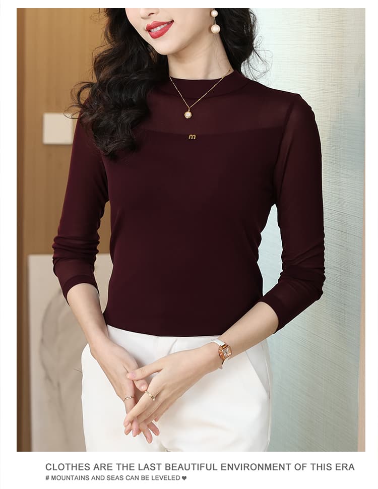2026 가을 망사 셔츠 기본 셔츠 여성 의류 외국 가스 패션 개성 맨위 유럽 상품 작은 셔츠 상세 이미지 35