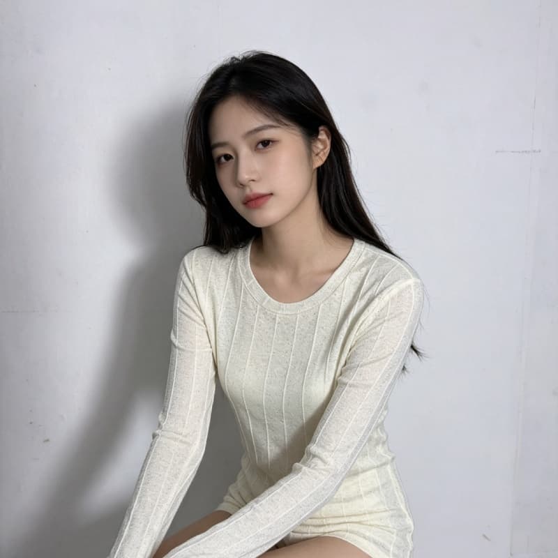 가을 신제품 레이스 기본 셔츠 여성 외국 가스 라운드 넥 한국 스타일 몸매 가꾸기 슬림해 보이는 품격 망사 인사이드 가져 가라. 긴팔 맨위 상세 이미지 3