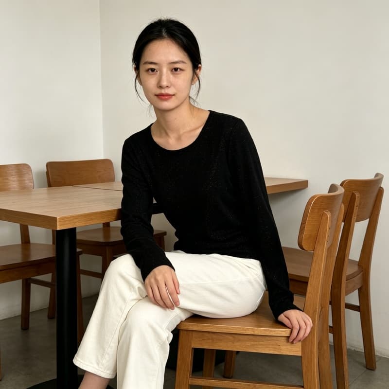 가을 신제품 레이스 기본 셔츠 여성 외국 가스 라운드 넥 한국 스타일 몸매 가꾸기 슬림해 보이는 품격 망사 인사이드 가져 가라. 긴팔 맨위 이미지 4