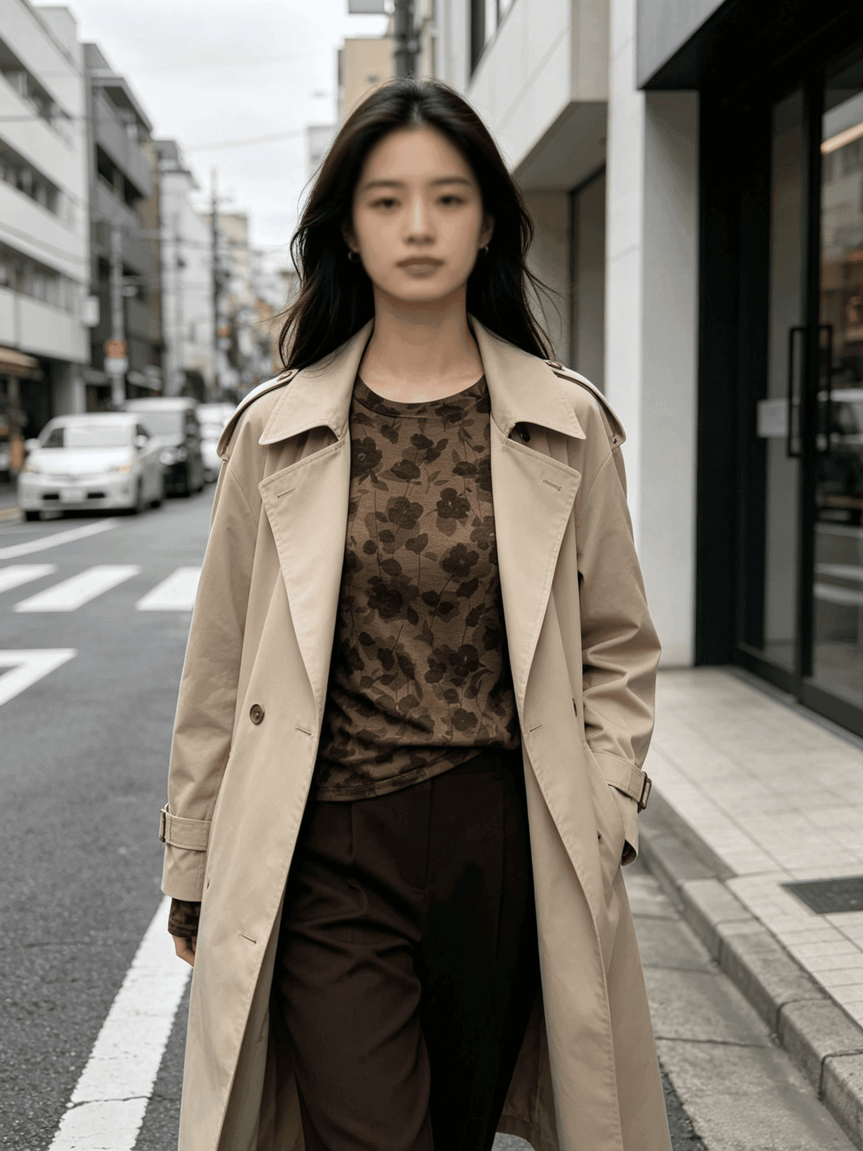 가을 신제품 기본 셔츠 여성 외국 가스 라운드 넥 한국 스타일 레트로 슬림해 보이는 품격 인사이드 가져 가라. 긴팔 맨위 상세 이미지 6