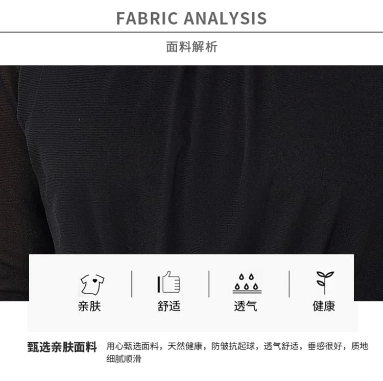 유럽과 미국 국경 간 여성 라운드 넥 긴팔 맨위 삽입 어깨 시스루 망사 소매 허리 수신 Pleat 몸매 가꾸기 적합한 일상 상세 이미지 11